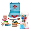 Produktbild: Doktor-Koffer aus Holz Arztkoffer Spielset Medizinische Kits Rollenspiel Spielzeug für Kinder