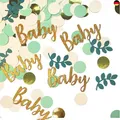 Produktbild: qingmeng Babyparty Deko Konfetti | 100 Stück Baby Shower Deko Konfetti Junge
