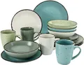 Produktbild: CreaTable Kombiservice Geschirr-Set Fashion (16-tlg), 4 Personen, Steinzeug, Service, Vintage-Look, 16 Teile, für 4 Personen