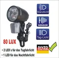 Produktbild: 30, 70 Lux &  80 Lux Fahrrad Beleuchtung Nabendynamo Licht nach STVZO zugelassen
