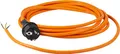 Produktbild: as - Schwabe PUR Baustellen-Anschlussleitung 3 m – Robuste Leitung 230 V, 16 A mit Polyurethan-Außenmantel H07BQ-F 3G1,5 - Schutzkontaktstecker, Ende 30 mm abgemantelt, Orange – IP44-70909