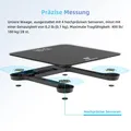 Produktbild: Healthkeep Personenwaage HK-260LED Digitalwaage 26×26 cm Schwarz