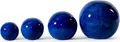 Produktbild: Gartenkugeln Rosenkugeln Keramik 4er Set Royal Blau glasiert