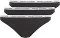 Produktbild: Tommy Hilfiger Damen Slips Unterwäsche, Schwarz (Black/Black/Black), M