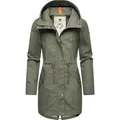 Produktbild: Ragwear Parka Canny stylische Übergangsjacke mit großer Kapuze grün S (36)