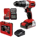 Produktbild: EINHELL AKU-Schrauber mit Schlagschrauber + Bohrer, Bits TE-CD 45706 Li-i, 4514220 (1x2,5 Ah)
