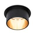 Produktbild: Paulmann Einbauleuchte LED Gil 6W Schwarz matt#Gold IP44 2.700K 3-Stufen-dimmbar