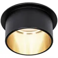 Produktbild: Paulmann 93378  LED-Einbauleuchte   LED LED fest eingebaut 6 W Schwarz (matt)...