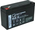 Produktbild: Q-Batteries 6LS-12 6V 12Ah Blei-Vlies Akku / AGM VRLA mit VdS