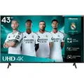 Produktbild: Hisense 43A6Q Smart TV 43 Zoll 4K Ultra HD 2025 Smart TV VIDAA U8 Dolby Vision - Schwarz