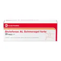 Produktbild: Diclofenac AL Schmerzgel forte 20 mg/g Schmerzgel, 180g, bei akuten Prellungen, Zerrungen & Verstauchungen Zur kurzzeitigen lokalen Behandlung von leichten bis mäßig starken Schmerzen