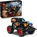 Produktbild: LEGO Technic Monster Jam Grave Digger Feuer und Eis - Monstertruck Modellbau & Konstruktionsspielzeug mit Rückziehmotor - Spielzeug für Kinder, M... - Bronze