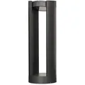 Produktbild: Lucande LED-Sockelleuchte Dylen, grau, Metall, 50cm, IP65 - Schwarz