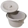 Produktbild: DocMed Toilettenstuhl-Eimer Nachtstuhl-Einsatz Kunststoff, (Universell kompatibel mit allen Standard-Toilettenstühlen, 1-tlg., Toilettenstuhl für Pflege), Pflegebedarf Nachtstuhl, Hygienisch und pflegeleicht