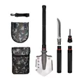 Produktbild: Dönges Spaten Multifunktionaler Klappspaten All-in-One, in Camouflage Tasche