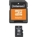 Produktbild: Intenso Micro SD Card 32GB Class 4 inkl. SD Adapter Speicherkarte