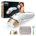 Produktbild: Braun IPL Silk Expert Pro 5 Haarentfernungsgerät Damen/Herren, sichtbare Haarentfernung, Designed In Germany, Venus Extra Smooth Rasierer, Alternative zu Laser Haarentfernung, PL5054, weiß/gold
