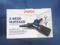 Produktbild: Osaga 3 Wege Y-Verteiler mit 2 x Kugelhahn Skimmer Teichpumpe Schlauch Anschluß