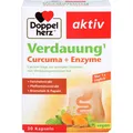 Produktbild: DOPPELHERZ Verdauung Curcuma+Enzyme Kapseln 30 St.