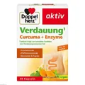 Produktbild: DOPPELHERZ Verdauung Curcuma+Enzyme Kapseln 30 ST