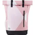 Produktbild: Forrider Rolltop Rucksack - Der Rucksack, der kann was du willst! Verstecktes Laptopfach, ideal für Uni, Sport, Arbeit oder Freizeit, Navy, Rosa 30L - Rosa