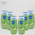 Produktbild: 6x 250ml Nivea Lemongrass & Oil Pflegedusche Zitronengras Duft Pflegeöl-Perlen