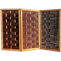 Produktbild: Noor Paravent Deluxe Weide 3-teilig 120 cm x 180 cm x 5 cm Naturfarbe
