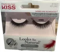 Produktbild: Künstliche Wimpern an einem Streifen Ikonischer Kiss, mit Kleber, natürliche