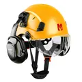 Produktbild: Mustbau Schutzhelm mit Ohr- und Gesichtsschutz, EN397, 53 bis 63cm, ABS Material