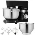 Produktbild: Küchenmaschine mit 2 Edelstahl-Rührschüsseln (4,5 und 5,5 Liter), 1500 W – A