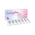 Produktbild: Lactofem Milchsäure Vaginalzäpfchen · 7 St · PZN 10078055 1001587