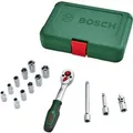 Produktbild: Bosch ¼ Steckschlüsselsatz 14-teilig mit Ratsche