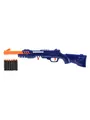 Produktbild: Toi-Toys - Police Rifle Blue with 6 Foam Arrows
