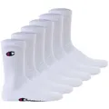 Produktbild: Champion Unisex Socken, 6 Paar - Crew Socken Basic Weiß EU 39-42