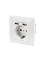 Produktbild: DIGITUS Socket with 2 USB ports