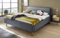 Produktbild: Polsterbett Doppelbett Bett Frieda mit Stoffbezug Stelar Sawana 39 Ocean-mit Bettkasten-140 x 200 cm-eichefarbig
