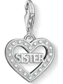 Produktbild: THOMAS SABO Kettenanhänger Thomas Sabo Damen-Charm 925er Silber 20 Zirkonia