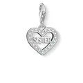 Produktbild: Damen-Charm 925 Silber Zirkonia weiß - 1266-051-14