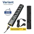 Produktbild: Ever Variant 2m, 175 J, 5 AC-Ausgänge, 250 V, 50 Hz, 10 A, 2500 W - Schwarz