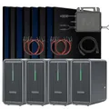 Produktbild: SUNNIVA® 4000W Balkonkraftwerk mit 8,96 kWh Speicher MARSTEK 4x B2500-D, BIFAZIAL FULLBLACK komplett Steckdose, PV Solaranlage Komplettset mit Solarspeicher, 8x 500W N-Type Glas-Glas Bifacial Module