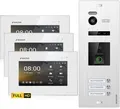 Produktbild: Balter Video-Türsprechanlage HD Video Türsprechanlage mit Fingerprint und RFID für 3 Familienhaus (Mehrfamilienhaus, Komplettset, 8-tlg., 3 Familienhaus, Fingerprint, RFID, FULL HD, Dreifamilienhaus)