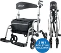 Produktbild: Reha Rollator & Rollstuhl Twin 2in1