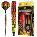 Produktbild: WINMAU Firestorm Flame 23 Gramm Professionelles Wolfram-Dart-Set mit Flights und Schäften (Shafts)
