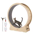 Produktbild: Katzenlaufrad für Katzen im Innenbereich mit Katzenkratzer Laufrad 132cm