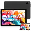 Produktbild: DOOGEE U10 Tablet, WiFi 6, Android 13, 9 GB RAM + 128 GB ROM, 25,7 cm (10,1 Zoll) 1280 x 800 IPS, Face ID, Bluetooth 5.0, 5060 mAh, OTG, TÜV Rheinland, 8 MP + 5 MP, Grau