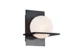 Produktbild: Lucande Wandleuchte Kulka, Metall, Schwarz IP20, 1 x 8 W LED