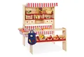 Produktbild: Pinolino Marktstand Lucy, massives Holz, besonders standfest, Tresen rechts oder links montierbar, für Kinder ab 2 J., rot