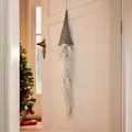 Produktbild: FRANK FLECHTWAREN Wichtelhänger Zottelbart, Verschiedene Textilien, ideal zum Hängen, Groß, schöne Türdeko