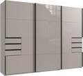 Produktbild: Wimex Schwebetürenschrank Saigon, Kleiderschrank mit Schiebetür mit Glaselementen, 3 Türen, 270cm breit