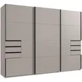 Produktbild: Mid.you Schwebetürenschrank, Beige, Greige, Holzwerkstoff, 6 Fächer, 6 Schubladen, 270x208x64 cm, BQ - Bündnis für Qualität, Made in Germany, DIN EN ISO 9001,  umfangreiches Zubehör erhältlich, in verschiedenen Größen und Holzdekoren erhältlich, Schlafzimmer, Kleiderschränke, Schwebetürenschränke